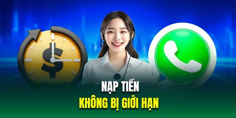 Nạp tiền sẽ không bị giới hạn ở nhà cái HB88 